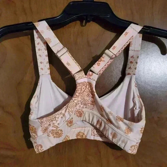 US 4 Anthropologie x The Upside Carmen Bandana Sports Bra - Picture 4 of 6